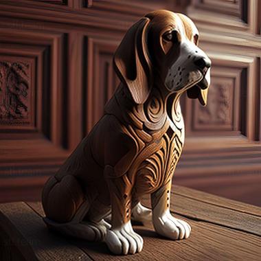 3D model The Swiss Hound dog (STL)